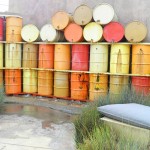 These colorful wine barrels provided such a beautiful backdrop to "The Lab."