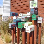 This was one of my favorite parts about the entire place. At "The Camp," they had these adorable mailboxes with the menus of every restaurant inside of them. If you wanted to get food but didn't know where, you could scout it out without sitting down somewhere. Such a brilliant idea!