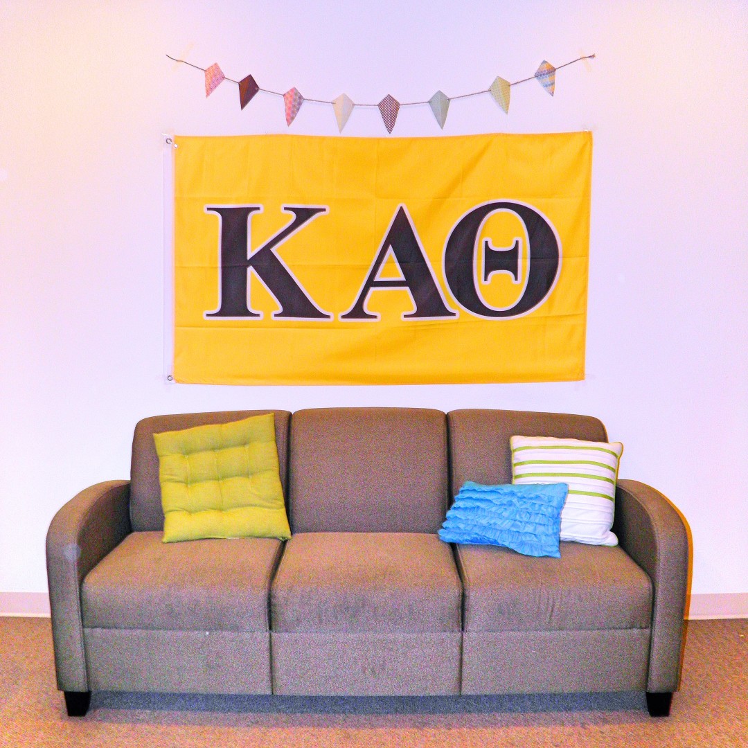 Kappa Alpha Theta flag from Greek Life Stuff