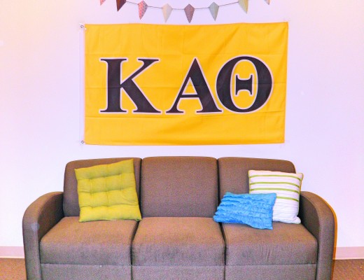 Kappa Alpha Theta flag from Greek Life Stuff