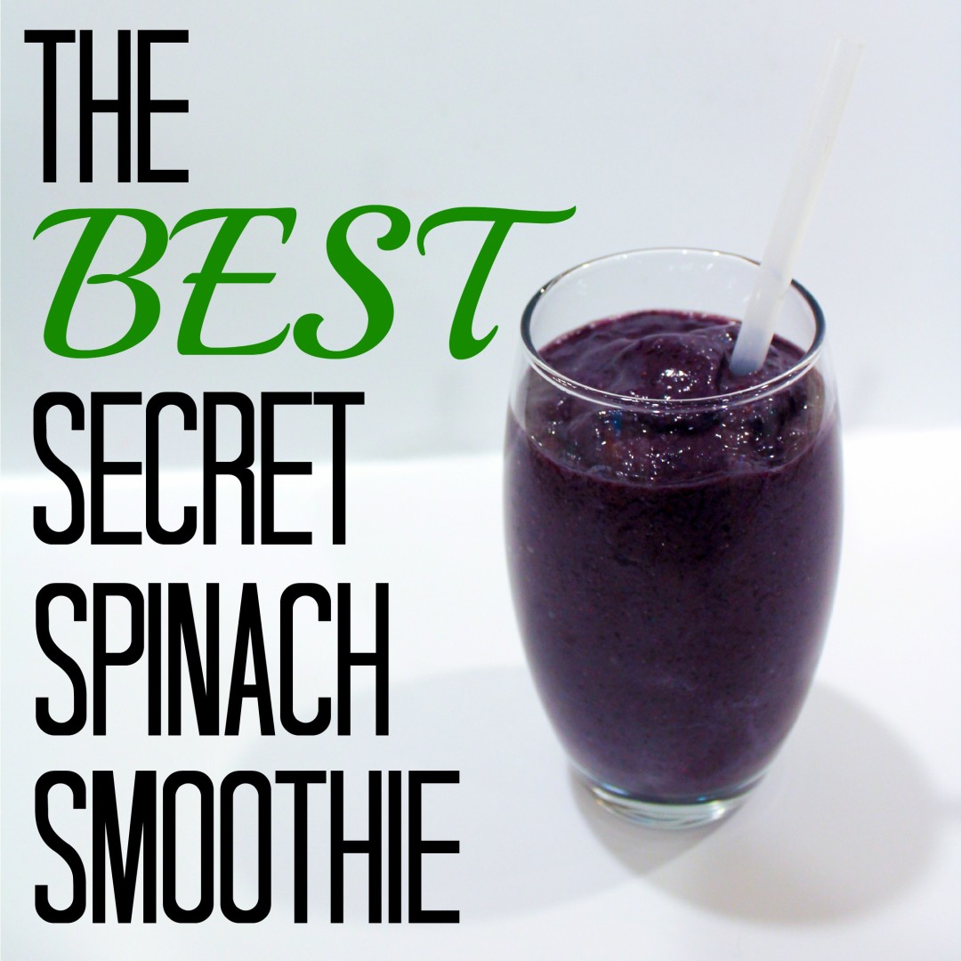 The best secret spinach smoothie square