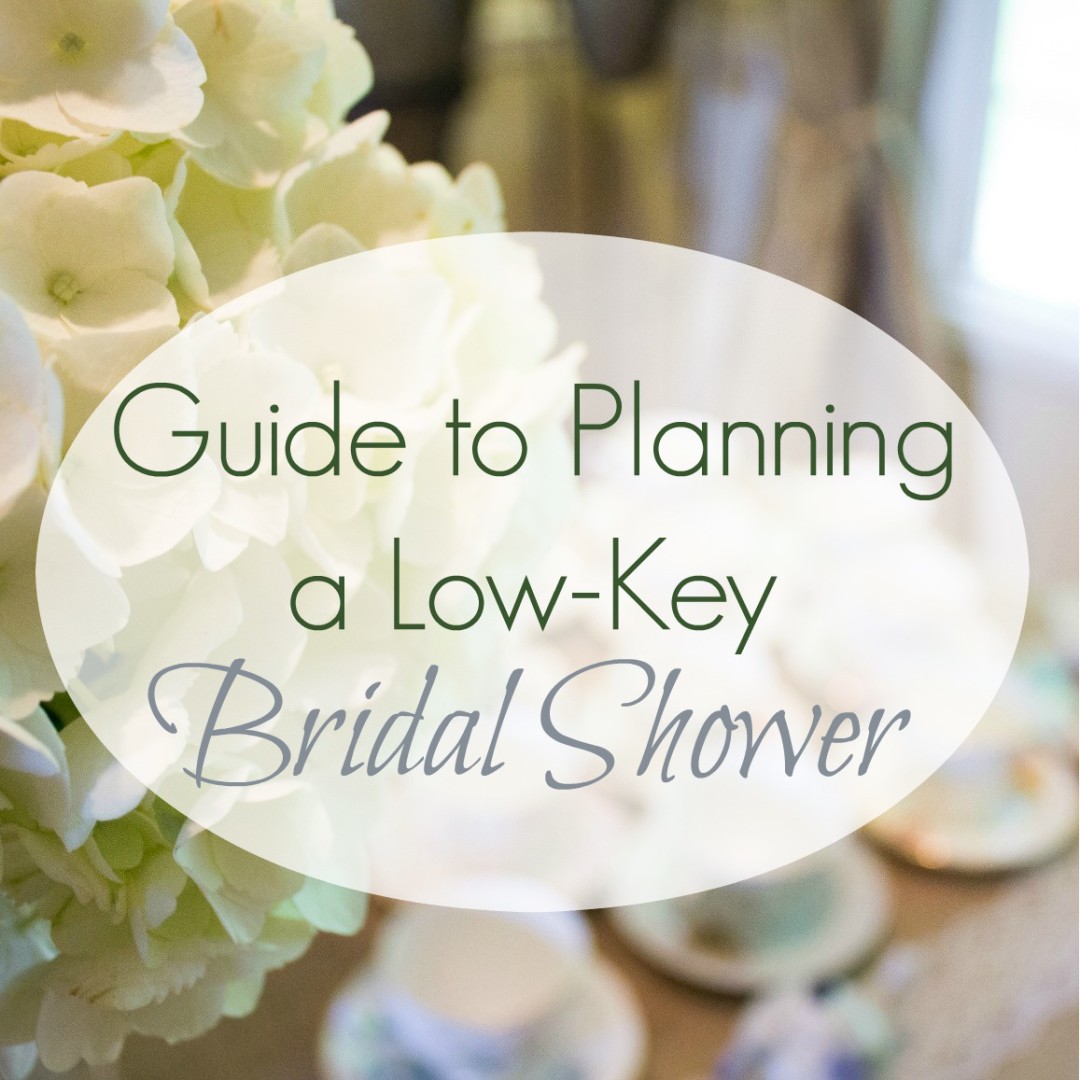 How to plan a low key bridal shower square