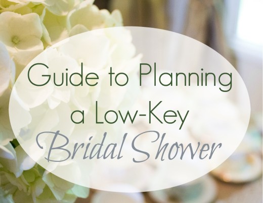 How to plan a low key bridal shower square