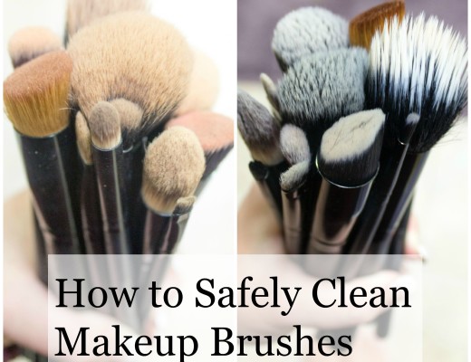 how to clean makeup brushes safely with baby shampoo graphic