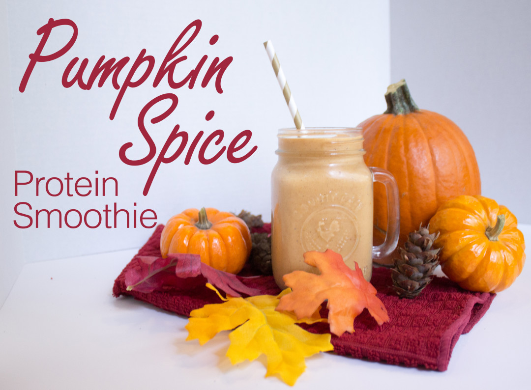 pumpkin spice protein smootie